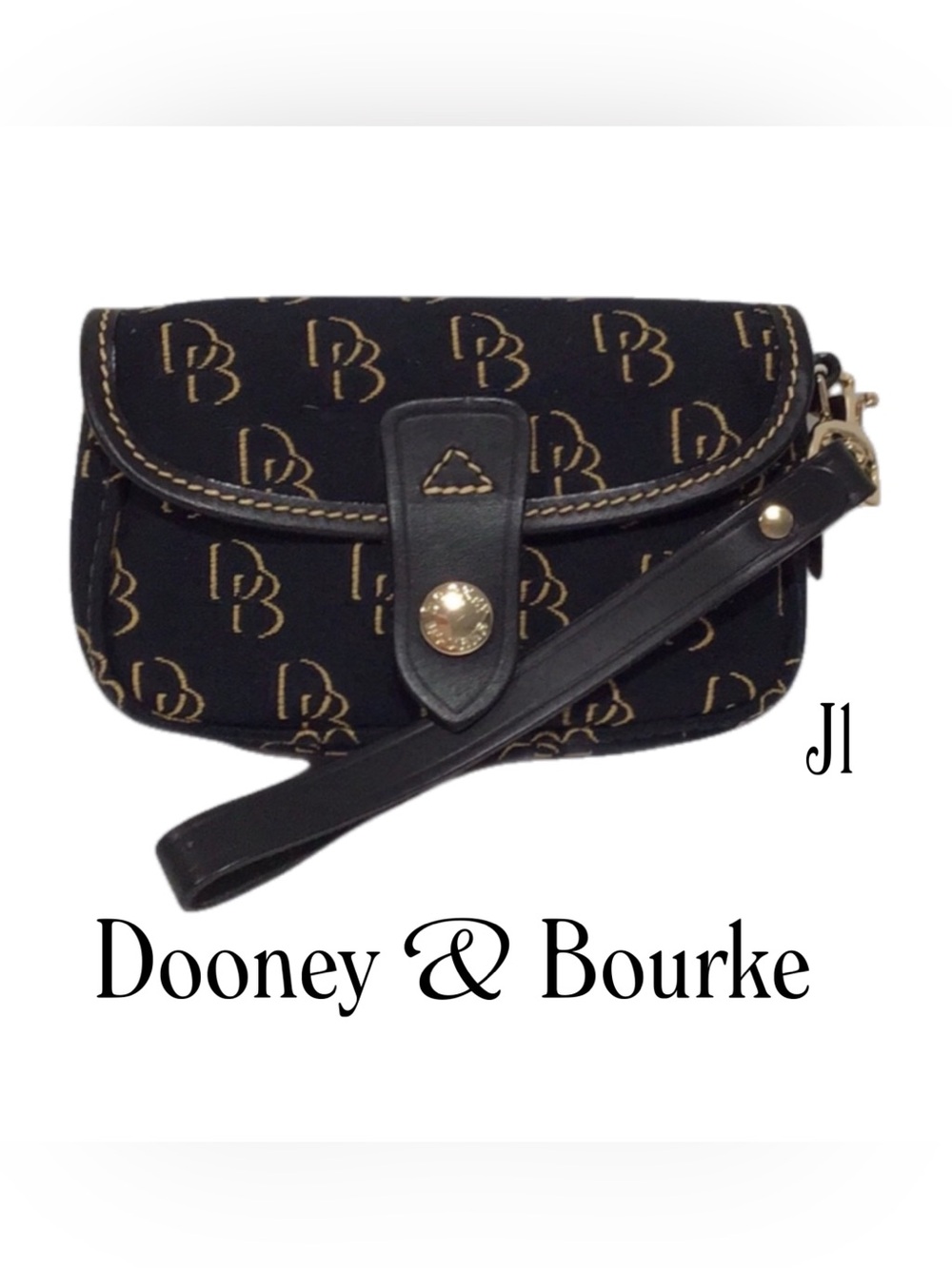 DOONEY & BOURKE Wristlet Blue Duck Silver Medallion NEW